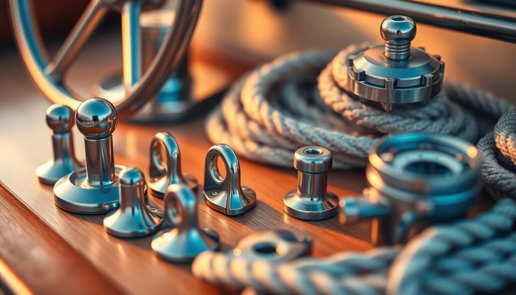 Bootszubehör mit Edelstahl