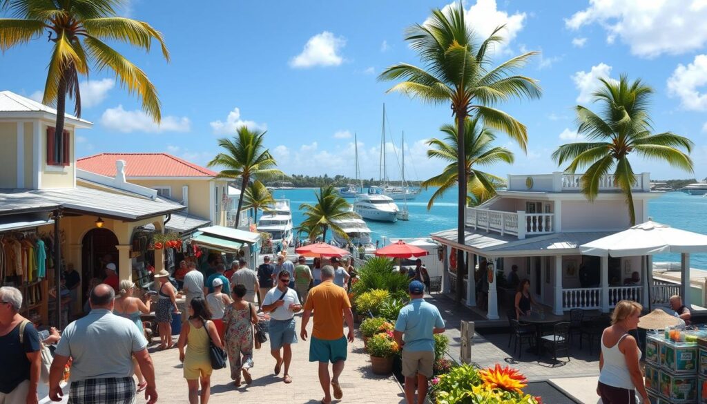 Kulinarik und Shopping auf Harbour Island